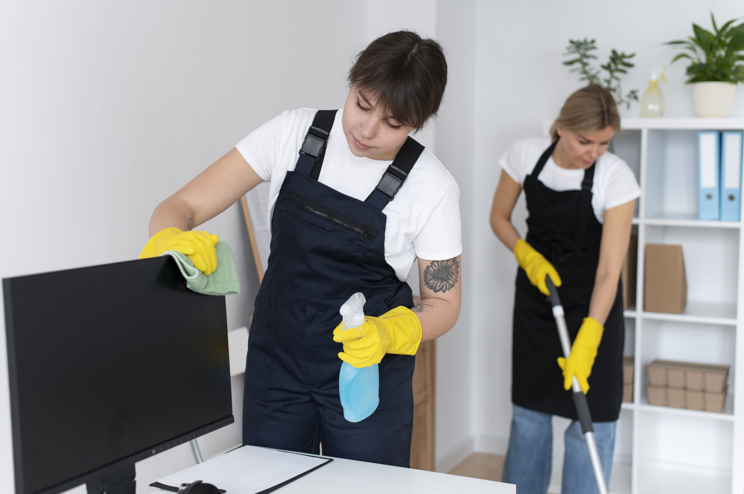 people taking care office cleaning scaled Feesauberkeit Inh. Yadviha Saviankova