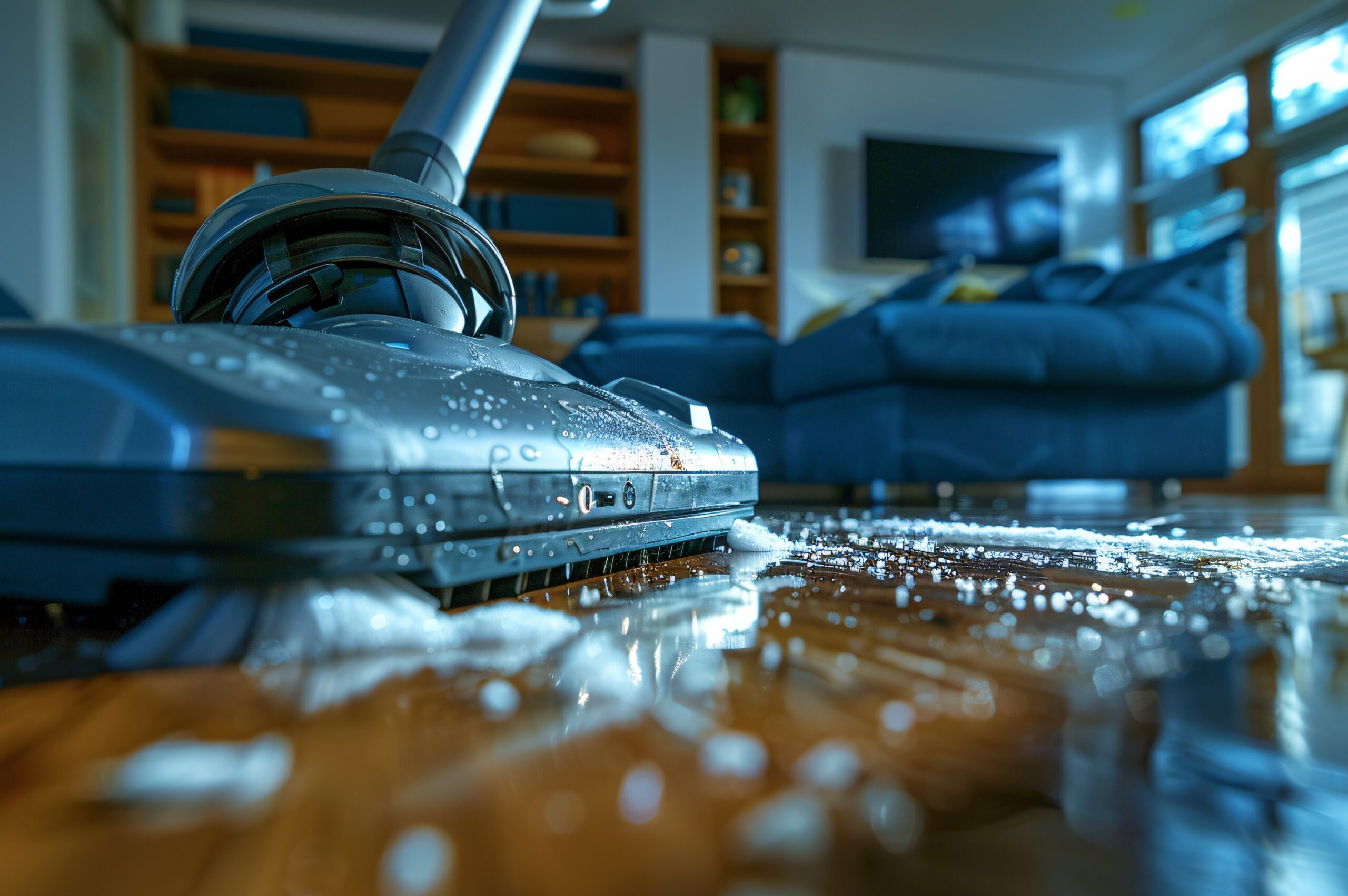 vacuum cleaner tackling heavily soiled floor scaled e1753000860688 Feesauberkeit Inh. Yadviha Saviankova